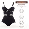 thumbnail image 4 of 2 Pack Female Full Body Sculpting Bodysuits Underwire Bra Bodysuit Shaper Women Tummy Control Shapewear Bodysuit One Piece Full Body Shaper Waist Slimming Bodysuit Shaper, 4 of 8