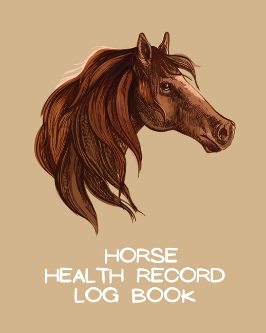 Horse Health Record Log Book Pet Vaccination Log A Rider's Journal