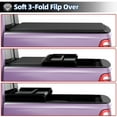 thumbnail image 3 of RVNI 5 feet Soft 3-Fold Truck Bed Tonneau Cover for Compatible with 2005-2025 Nissan Frontier 5 Feet Bed (NOT for México), 3 of 6