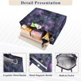 thumbnail image 3 of FORMRS Womens Corduroy Tote Bag Crossbody Shoulder Purse Handbag with Detachable Strap, Purple Sky Pattern, 3 of 7