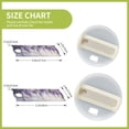 thumbnail image 3 of Kdxio Lavender Blooms Window Name Plate Compatible Stanley Cups Name Tag Acrylic Nameplate Tumbler Lid Topper for Cup Accessories, 3 of 9