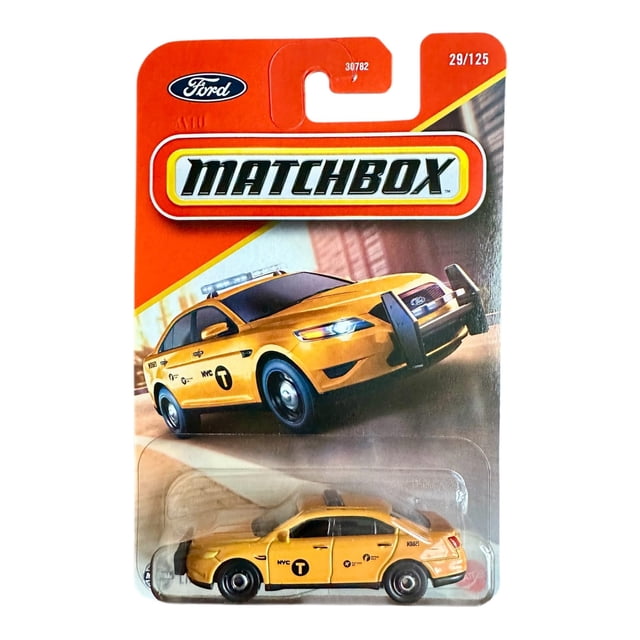Vehículo de juguete diecast Matchbox Ford Police Interceptor 1:64