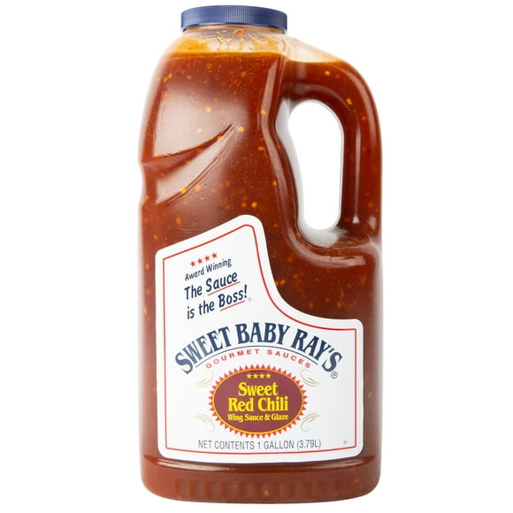 Sweet Baby Ray's 1 Gallon Sweet Red Chili Pepper Wing Sauce and Glaze