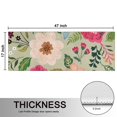 thumbnail image 5 of Kitchen Rugs Sets Of 2,Vibrant Pioneer Flower Pattern Anti Fatigue Kitchen Mat Rugs Non Slip Washable,Decorative Kitchen Floor Mats for Kitchen,Sink,Laundry,17"X47", 5 of 5