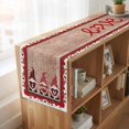 thumbnail image 6 of Table Runners 90 Inches Long Dress Scarves, Valentine's Day Farmhouse Coffee/Dining/Kitchen Table Runner for Living Room, Love Heart Romantic Roses Gnomes Wooden 13x90 Inch, 6 of 9