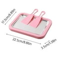 thumbnail image 2 of Ice Cream Roll Maker Rolled Ice Cream Machine Sweet Pan DIY Freeze Dessert Board with 2 Scrapers, Stainless Steel Ice Cream Maker Tray for Fun Freezer Desserts,Pink,Ice cream, 2 of 9