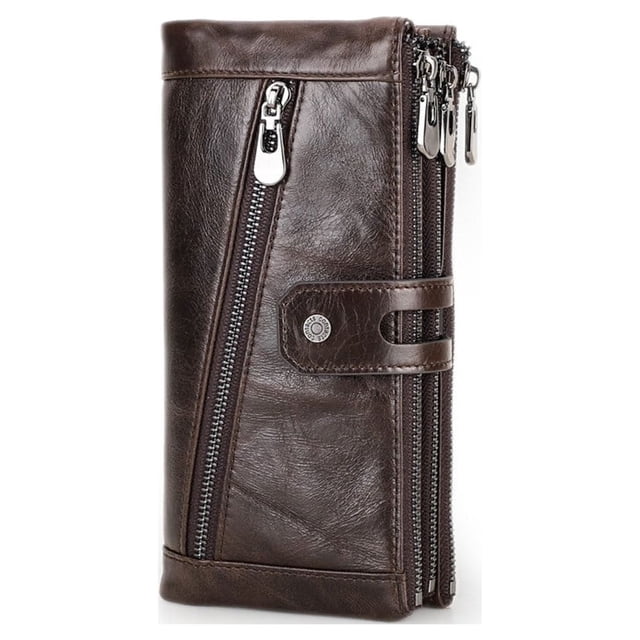 Women Wallet Zipper Replacement Coin Pocket Rectangular Card Holder Purse Holder Photo Folder Cash Compartment Purse Birthday Gift Coffee