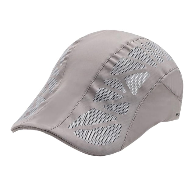Sombrero de sol transpirable Macarena Gorras de béisbol deportivas informales Gris claro