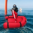 thumbnail image 3 of Boya flotante de buceo, flotador de bandera de buceo, boya de buceo portátil segura, inflable para , esnórquel, deportes subacuáticos, 3 of 5