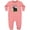 Mauve, variant on My First Alaska Trip Baby Fleece Romper