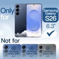 thumbnail image 2 of JETech Magnetic Case for Samsung Galaxy S26, Compatible with MagSafe, Shockproof Cover (Black), 2 of 7