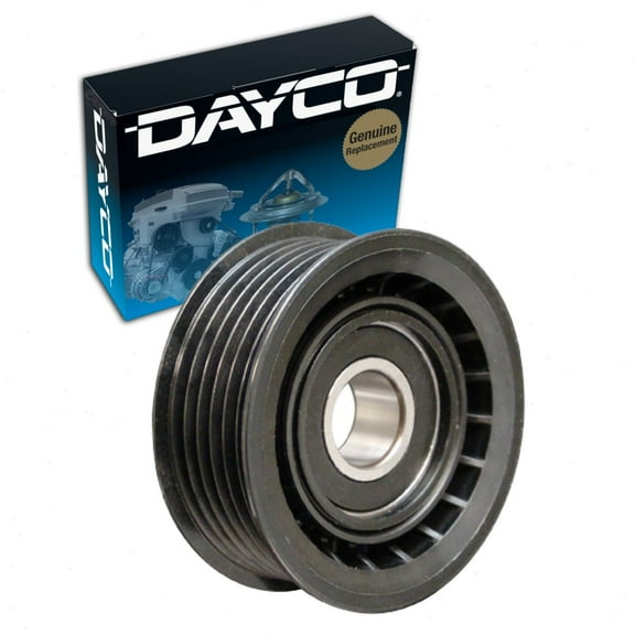 Dayco Grooved Pulley Drive Belt Idler Pulley compatible with Chrysler 200 3.6L V6 2015-2016