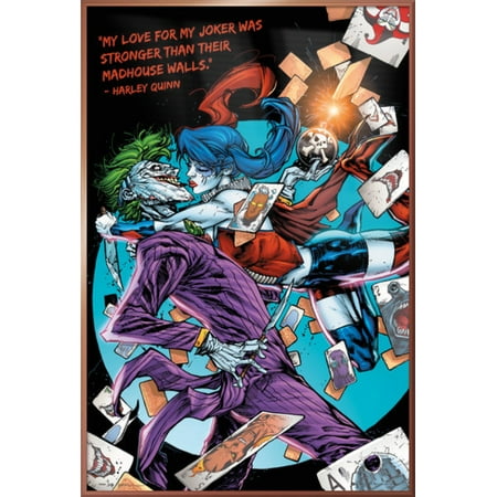 Batman Framed Dc Comics Poster Print Harley Quinn The Joker