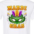 thumbnail image 4 of Inktastic Mardi Gras with Green Masquerade Mask T-Shirt, 4 of 5