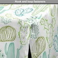 thumbnail image 4 of Cactus Dog Crate Cover, Prickle Plants Botanical Hand Drawn Like of Cacti Outline Drawings, Easy to Use Pet Kennel Cover Small Dogs Puppies Kittens, 7 Sizes, Dark Seafoam and Pale Green, by Ambesonne, 4 of 6
