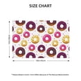 thumbnail image 4 of Placemats Set Of 4 / 6, Purple Yellow Donut Print Placemats For Dining Table Indoor/Outdoors Heat Resistant Washable Placemats 18" X 12", 4 of 8