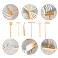 thumbnail image 4 of EeaseCA 6pcs Zen Rake Tools Sand Smoothing Rake Sand Rake Push Tools Mini Rake Toys, 4 of 8
