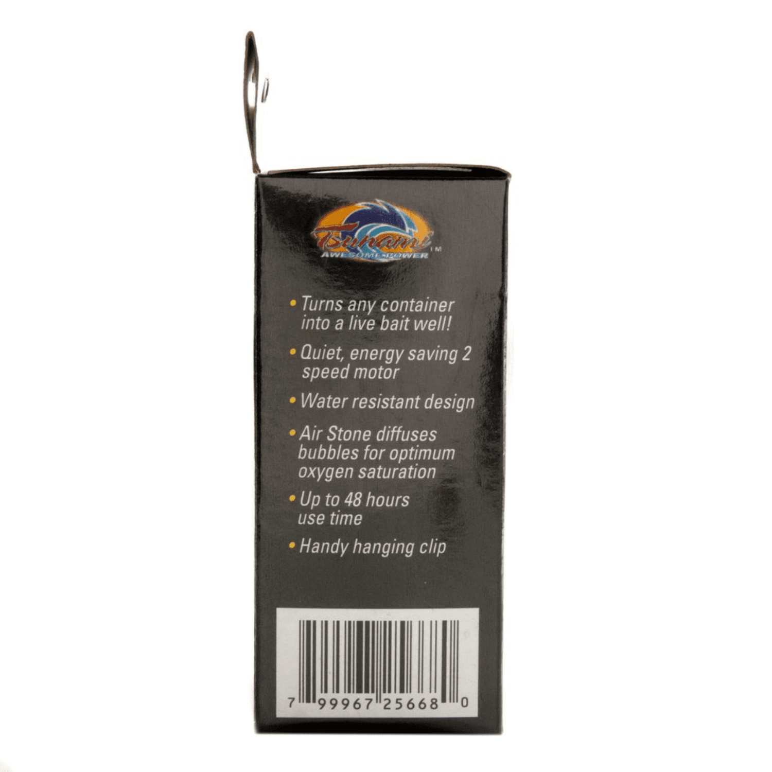 Tsunami Baitwell Air Pump – 2-Speed, Water-Resistant Design