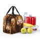 thumbnail image 5 of Fotbe Adorable Calf Butterflies Champagne Bolsa Térmica con Estampado y Forro de Aluminio Grueso Bolsa de Almuerzo con Bolsillo Frontal para Hombres y Mujeres, Ideal para Trabajo, Escuela, 5 of 8