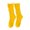 Yellow, variant on 1 Pair Women Stockings Solid Color Breathable Cotton Sweat Absorption Protective Soft High Elasticity Ripped Long Holes Women Socks Fitness Socks