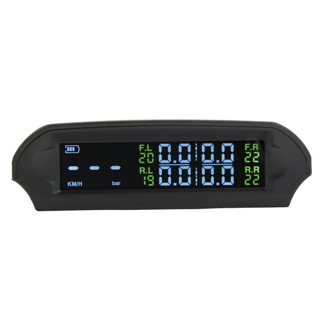 Tire Pressure Monitoring System, LCD Display TPMS Tire Pressure High Efficiency With 4 Sensors For Trailer