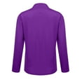 thumbnail image 5 of Gifts for Mom! BiZtdJrK Women's Double Button Blazer Solid Color Long Sleeve Notch Lapel Work Office Blazers Casual Open Front Suit Jackets Purple S, 5 of 6