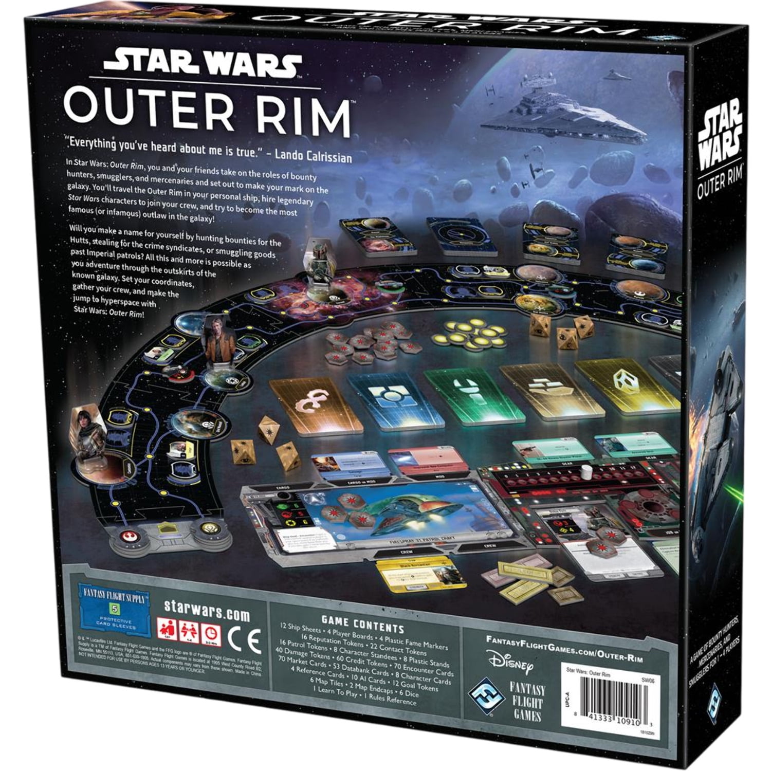 Star Wars: Outer Rim Strategy Board Game for Ages 14 and up, from Asmodee