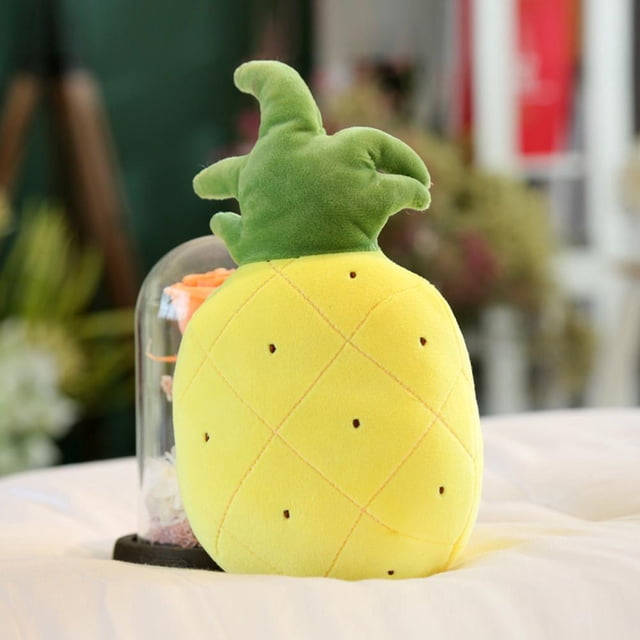Muñecos de peluche de 20cm para niños, Serie de frutas, fresa, plátano, naranja, manzana, sandía, zanahoria, cereza, juguetes de peluche suaves, regalo