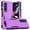 Purple, variant on ELEHOLD for Samsung Galaxy Z Fold 4 Rugged Case, Armor Hard PC Soft TPU Hybrid Anti-Drop Camera Lens Protection Shockproof Glossy Non-Slip Slim Fit Case for Z Fold4 7.6 inch,Mint