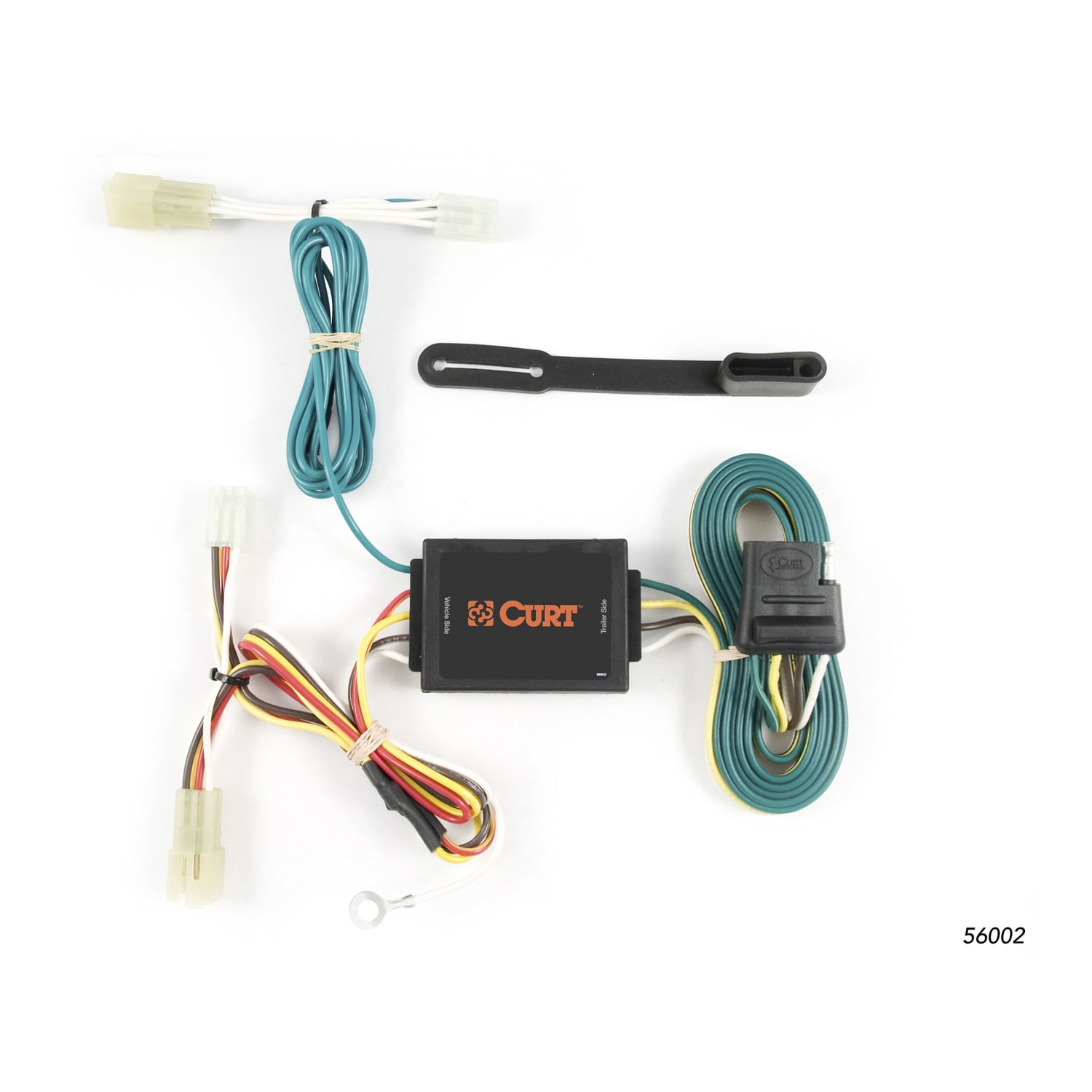 Aazon.co: CURT 56499 Vehicle-Side Custo 4-Pin Trailer Wiring Harness...