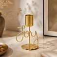 thumbnail image 5 of Metal Taper Candle Holder,Iron Decorative Tabletop Candlestick Stand for Wedding Dinner Living Room Home Mantel Shelf, 5 of 7