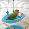 thumbnail image 5 of Hanging Bird Bath Pool for Parrots Cage Enrichment Activity Play Interactive Pet Toy, 5 of 6