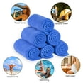 thumbnail image 4 of NC Microfiber Bath Towel Set(6 Pack,27" x 55") Absorbent,Fast Drying Towels for Bath,Blue, 4 of 6