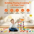 thumbnail image 4 of VEVOR Marble Run Set 153 PCS with Motorized Elevator Educational Maze Gift for Kids, 4 of 9