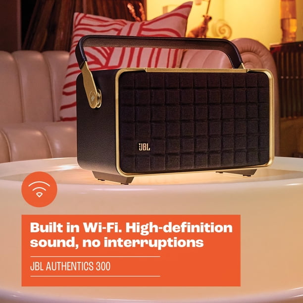 JBL Authentics 300 - Retro Style Wireless Bluetooth/WiFi Home
