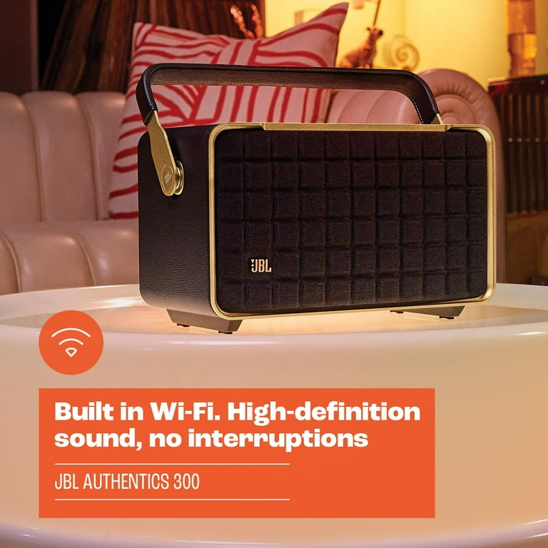 JBL Authentics 300 - Retro Style Wireless Bluetooth/WiFi Home