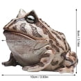thumbnail image 2 of Frog Toad Sculptures Garden Statues Yard, Animal Gardening Gifts, Weather Resistant Garden Decoration Sculpture, Art Resin Decorations Outdoor Garden Decororation, 2 of 5