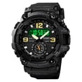 thumbnail image 1 of Men's Digital Sport Watch SKMEI Classic 5ATM Waterproof Sport Watch with Alarm Stopwatch LED Backlight Dual Display Electronic Analog Wrist Watch 12/ 24 Format, 1 of 7