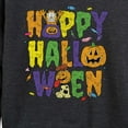 thumbnail image 3 of Garfield - Happy Halloween Icons - Women's Lightweight French Terry Long Sleeve Shirt, 3 of 5