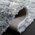 thumbnail image 5 of SAFAVIEH Berber Major Abstract Shag Runner Rug, Ivory/Gray, 2' x 16', 5 of 11