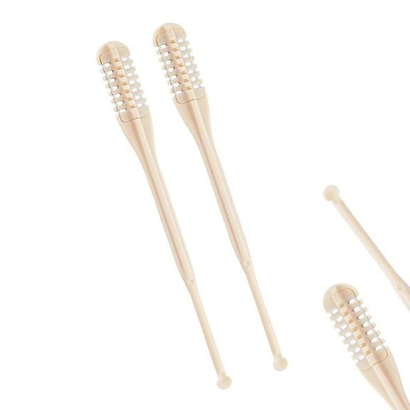 2-in-1 Nasal Cutter,2025 New Upgrade Double Sided Nose Knife,360 Nostril Hair Remover Tool,Nose Hair Trimmer for Men Women,with Soft Cleaning Brush 2PCS