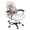 Retro Easter Bunny Egg Bow, variant on Renewold Office Chair Cover Stretch Desk Chair Cover with Elastic Bottom Removable Office Computer Chair Protector for Easter Home Decoration, Retro Easter Bunny Floral Beige, S