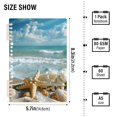 thumbnail image 3 of Haosy Starfish Conch Sea Notebooks 2 Pcs 1-subject Journal 60 Sheets A5 College Ruled Paper Detachable Ring 8.3"x5.7", 3 of 8