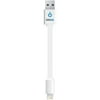 CableLinx APLMF-002 MFi USB Charge and Sync Cable with Lightning Connector, White