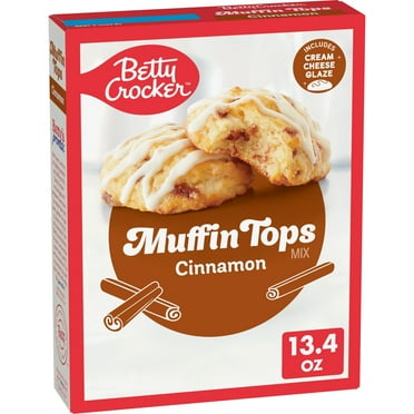 Betty Crocker Muffin Tops Mix, Cinnamon, With Topping, 13.4 oz