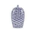 thumbnail image 1 of IMAX Corporation Pêcheur Vase Court en Bleu, 1 of 6