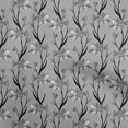 thumbnail image 1 of oneOone Polyester Spandex Gray Fabric Floral Retro Craft Projects Decor Fabric Printed By The Yard 56 Inch Wide, 1 of 5