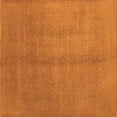 thumbnail image 1 of Ahgly Company Indoor Square Abstract Orange Contemporary Area Rugs, 4' Square, 1 of 1