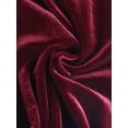 thumbnail image 6 of Allegra K Women's Sparkle Velvet Elastic High Waist  Flare Leg Pants, 6 of 6