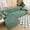 Green, variant on CJC Stretch Sofa Covers, Thick Velvet Sofa Couch Slipcovers, 2 Pieces L-Shaped Sectional Sofa Covers for 3 + 3 Seaters, Softness Corner Couch Cover, 9 Colors